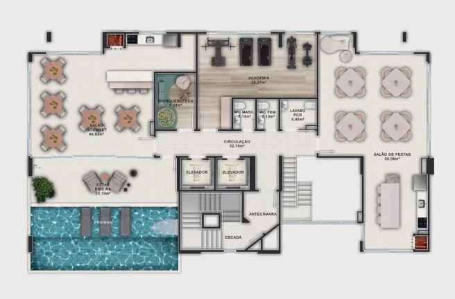 Imagem Brava Eco Home - Apartamento à venda no bairro Praia Brava de Itajaí - Itajaí/SC