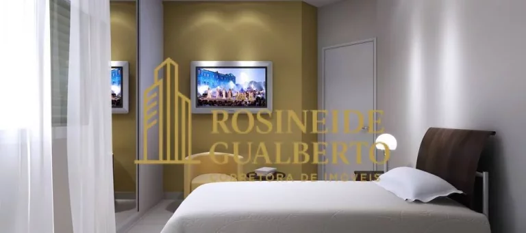 Imagem Apartamentos de 2 quartos (suíte), varanda gourmet, piscina, fitness e SPA.