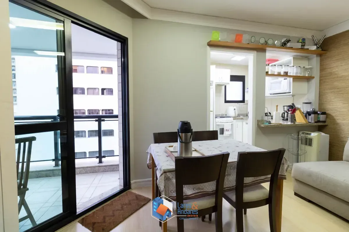 Imagem Flat para venda em Paraíso com 2 quartos, sendo 1 suíte, 59m²