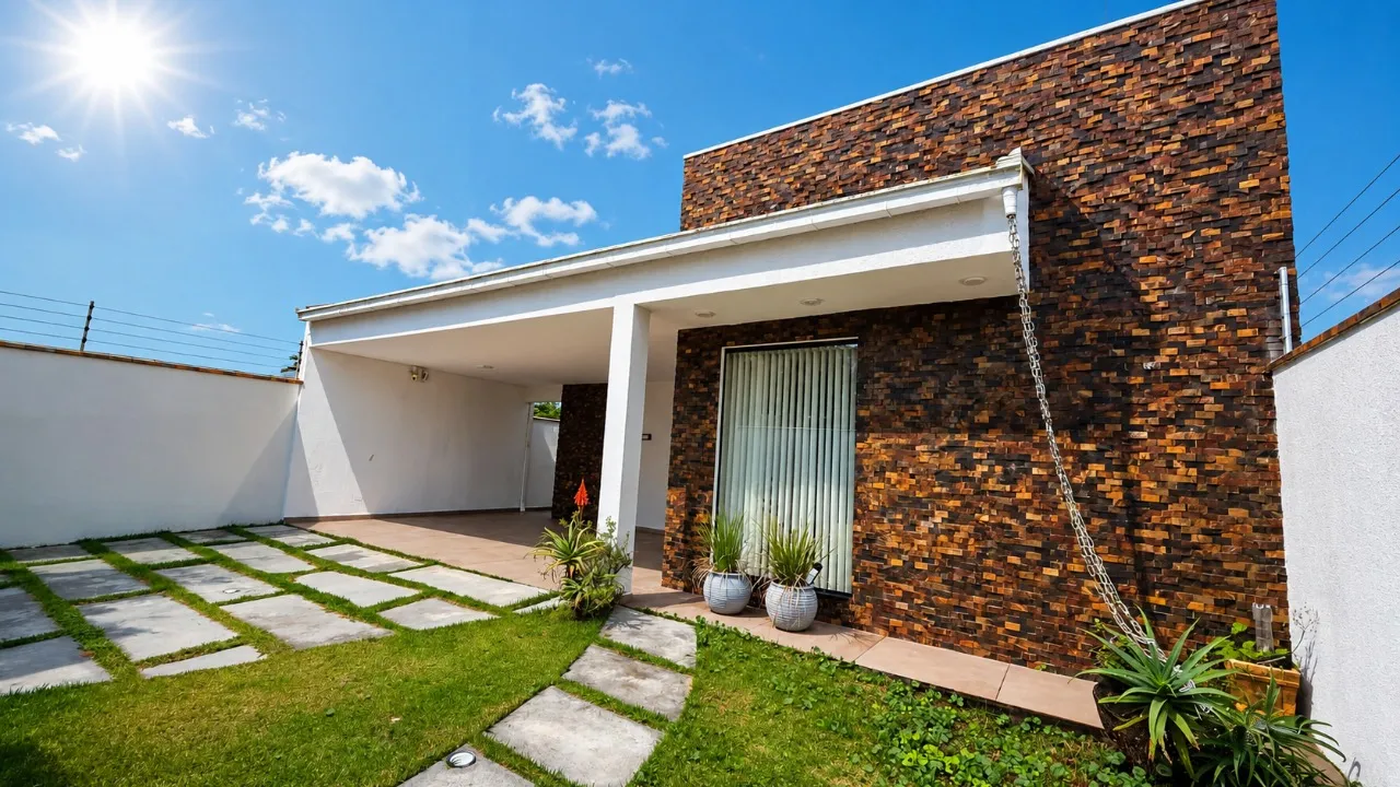 Foto do imóvel Casa com 3 suítes, 200 m², PISCINA AQUECIDA, mobiliada, com ar-condicionado e energia solar. Cara...