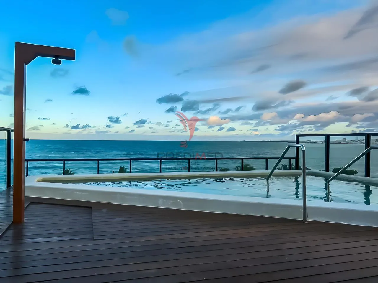 Imagem Flat Mobilado e decorado. Pé na Areia Jardim Oceania/Bessa