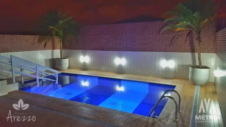 Imagem Apartamento duplex, piscina e 2 vagas demarcadas. Encruzilhada - Santos/SP