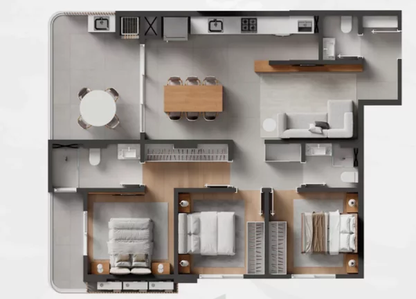 Imagem NF Harmonic - Apartamento à venda no bairro Centro - Itajaí/SC