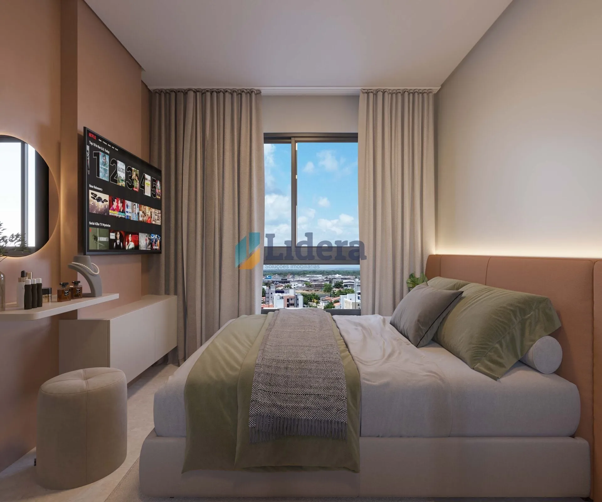Imagem Apto alto padrão - 80.2m² - 3 quartos - 1 suite com varanda - em intermares, cabedelo/PB