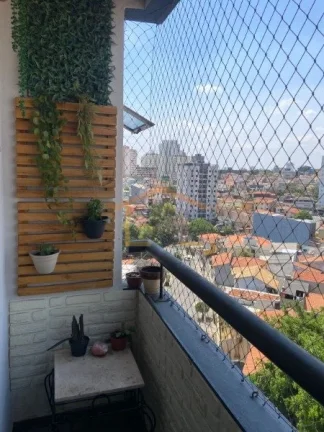 Imagem Apartamento com 49,6 m², composto por 2 dormitórios, sala para dois ambientes, varanda, cozinha, l...