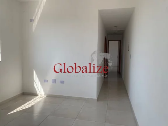 Imagem Casa sobreposta alta à venda com 72m², 2 quartos, 1 suíte, churrasqueira por R$315.000,00 em Santos