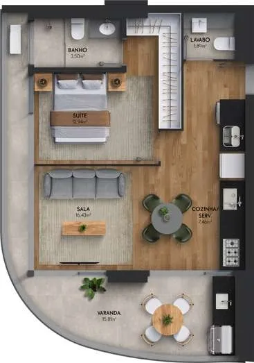 Imagem Apartamento à venda no bairro Setor Bueno - Goiânia/GO