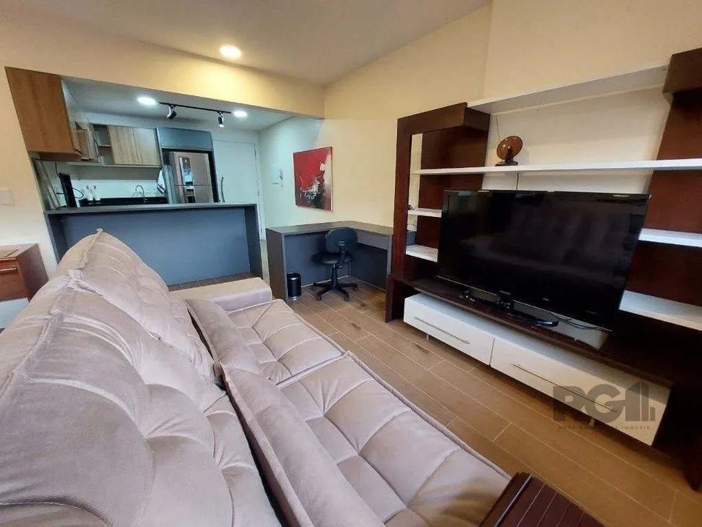 Imagem Apartamento stidio com 1 dormitório, 1 vaga de garagem no Bairro Auxiliadora.