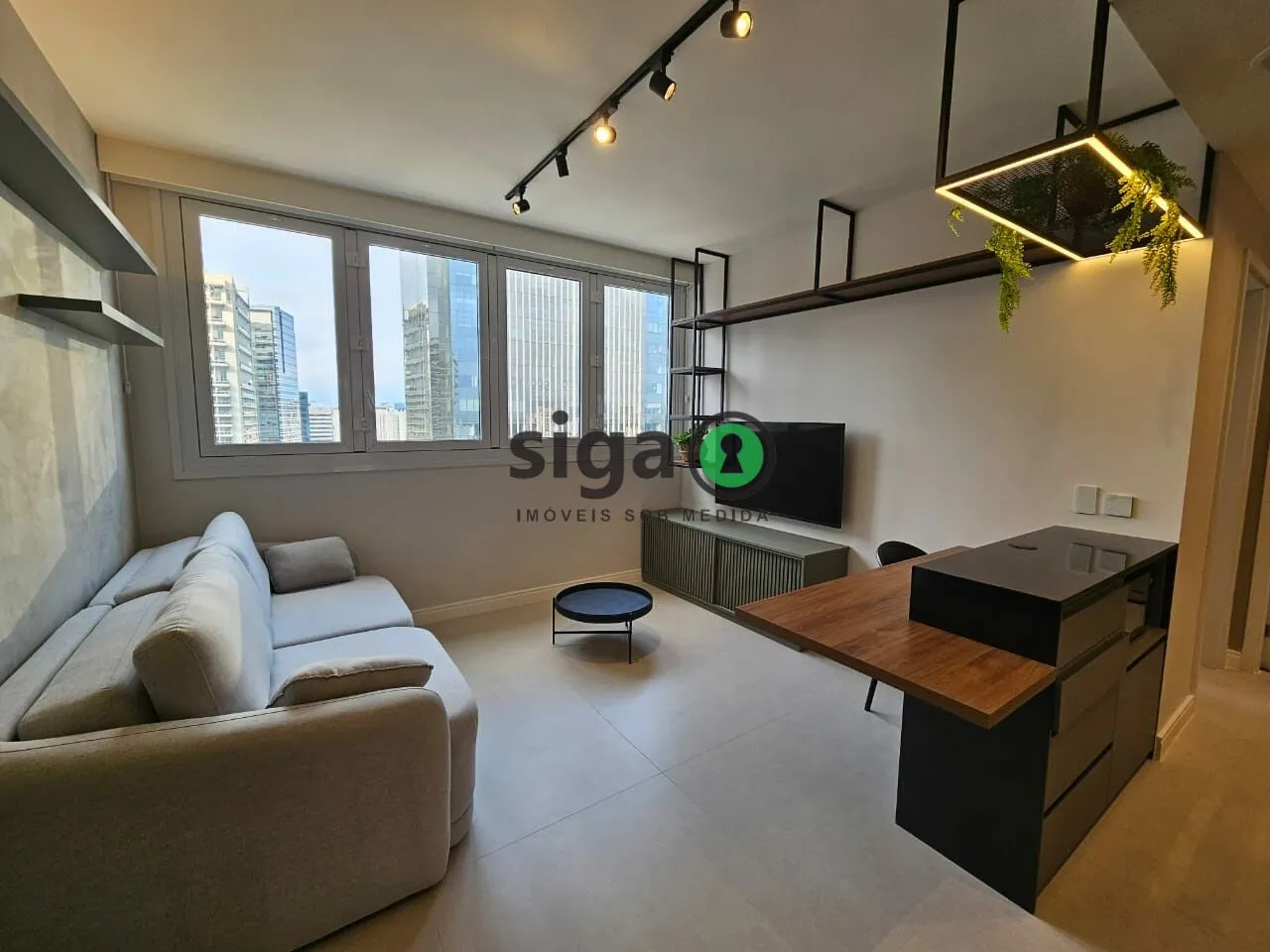 Imagem Apartamento para locação 38m² com vaga todo mobiliado localizado na Chácara Santo Antônio, São Paulo