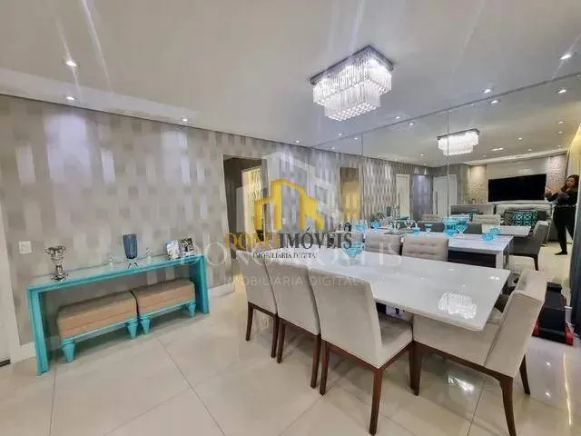 Imagem Apto 155 m² 3 suítes 3 vagas andar alto vista livre Domo Life Centro SBC
