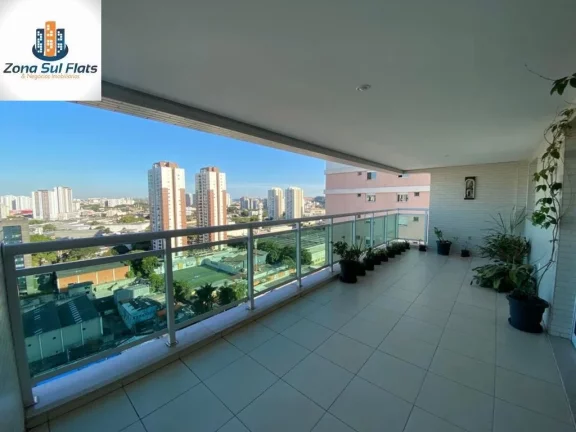 Imagem Apartamento à Venda Em Santo Amaro Com 4 Dormitórios Sendo 2 Suítes e 2 Vagas - Varanda Gourmet