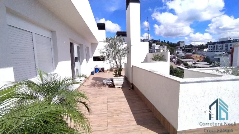 Imagem Cobertura, terraço com churrasqueira, 03 quartos c/suíte, 02 vagas em Flores da Cunha RS