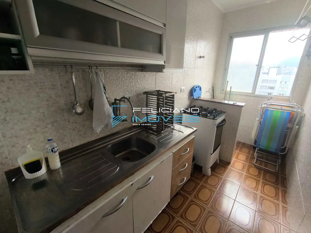 Imagem Apartamento com 1 quarto, Guilhermina, Praia Grande - R$ 360 mil, Cod: 7111