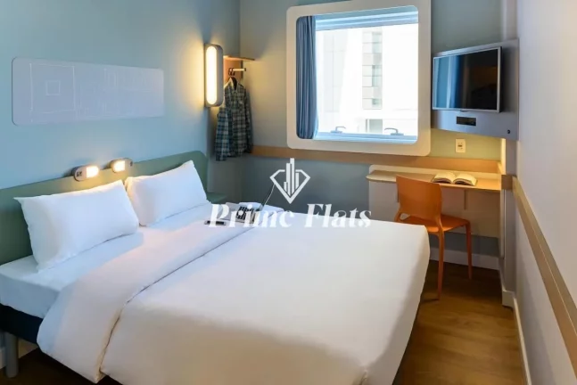 Imagem Flat disponível para venda no Ibis Budget São Bernardo do Campo, com 12m², 1 dormitório e 1 vaga de garagem