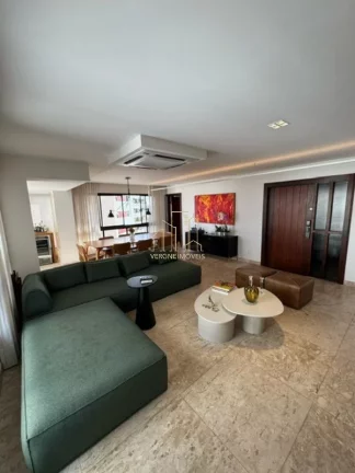 Imagem Excelente apartamento mobiliado decorado com três suítes a venda no caminho da Arvores