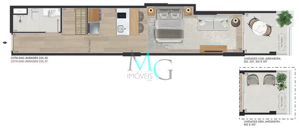 Imagem Cobertura Horizontal à venda 1 Quarto 69.21M² Ipanema Rio de Janeiro - RJ | Be in Rio Nascimento Silva 387