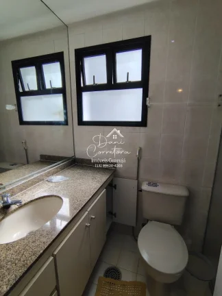 Imagem Apartamento à venda no Guarujá-SP, bairro Morro do Maluf: 3 quartos, 1 suíte, 2 salas, 3 banheiros, 2 vagas, 126m².