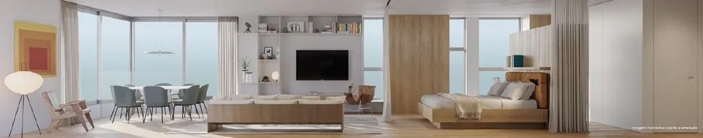Imagem O edifício traz uma estética elegante e atemporal para a paisagem do bairro. Seus apartamentos tê...
