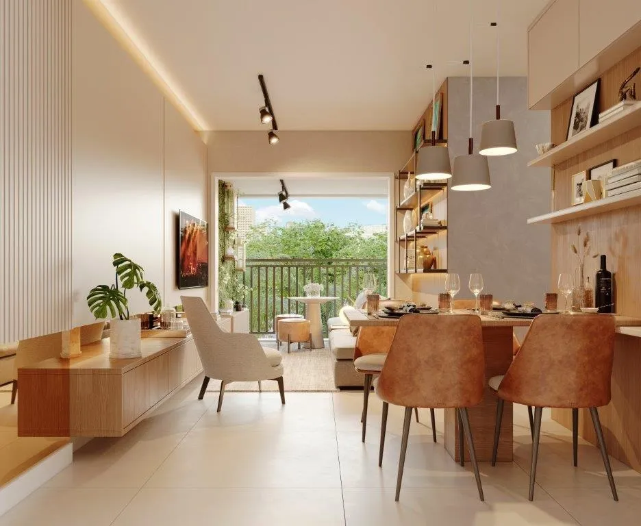 Imagem Apartamentos bem planejados e com infraestrutura completa para o bem-estar da sua família. Tudo iss...