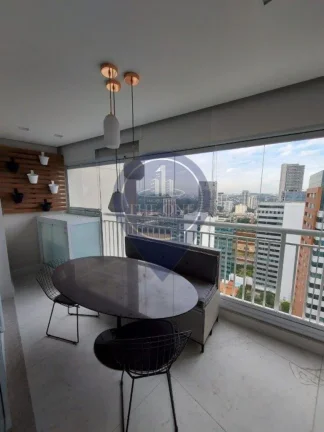 Imagem Studio de alto padrão em Pinheiros, SP: 1 quarto, 1 banheiro, 1 vaga de garagem, 37m² de área. Alugue já!