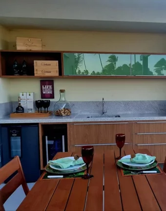 Imagem Casa em Condomínio para Venda em Mata De São João, Imbassai, 2 dormitórios, 1 suíte, 3 banheiros, 1 vaga
