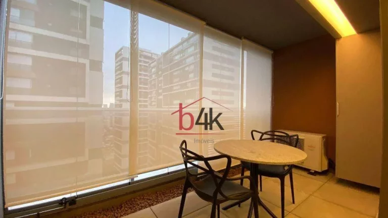 Imagem Apartamento 43m² mobiliado para locação e venda no Habitarte 1, 1 quarto studio, 1 vaga - Brooklin