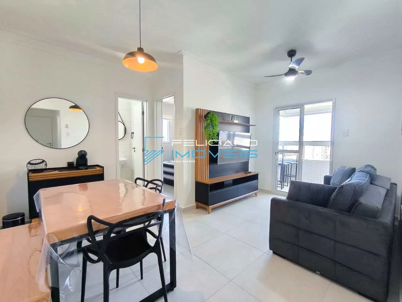 Imagem Apartamento com 1 quarto, Aviação, Praia Grande - R$ 549 mil, Cod: 7520