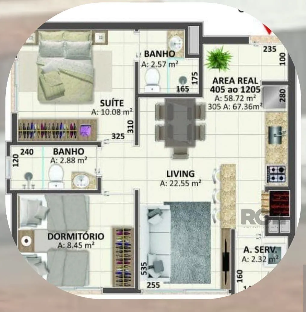 Imagem Apartamento em Centro