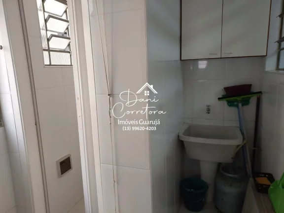 Imagem Apartamento lado praia Enseada, Guarujá-SP! 2 quartos, 2 salas, 2 banheiros, 1 vaga, 77m².