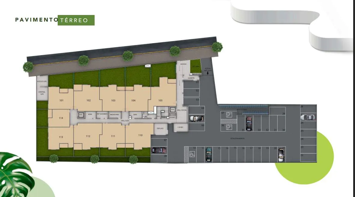 Imagem GREEN OPEN RESIDENCIAL: O NOVO PADRÃO DE MORADIA EM NITERÓI GPCON · Entrega Outubro de 2028 1. APRESENTAÇÃO O Green Open Residencial representa uma nova geração de empreendimentos