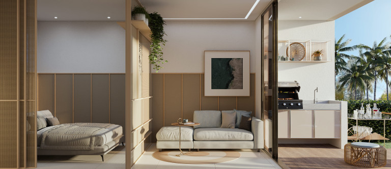 Apartamento com 2 Quartos à Venda, 46 m² em Praia dos Carneiros - Tamandaré