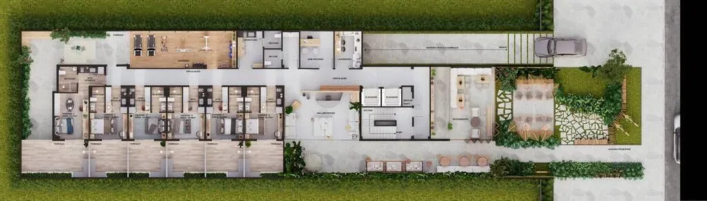 Imagem Flat à venda rentabilizando por R$ 450.000 - Bessa - João Pessoa/PB