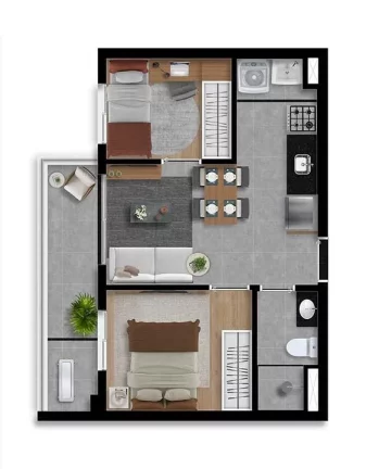 Imagem ELEMENTS HIGIENÓPOLIS - ARQUIPLAN - Studio de 29m² (NR), a 5 minutos do metrô Marechal Deodoro!
