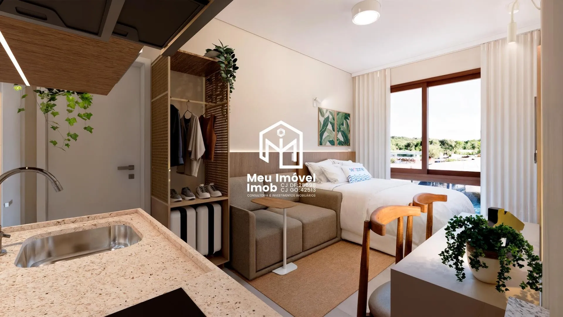 Imagem Studio Vila Recreio Jardim Andreia 1 Quarto 1 Vaga 15m²