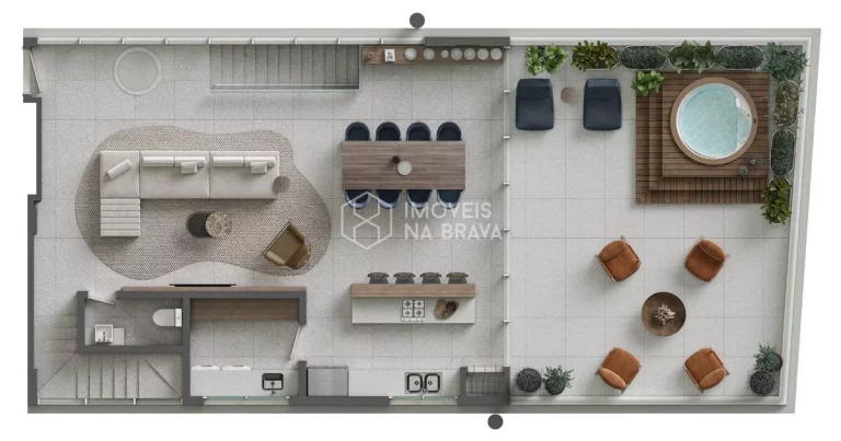 Imagem COBERTURA TRIPLEX A VENDA - FRENTE MAR - SENSE PRAIA BRAVA - 4 SUITES E 4 VAGAS -ITAJAI/SC