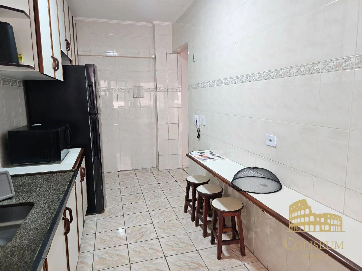 Imagem Apartamento com 2 dormitórios para alugar, 90 m² por R$ 3.350,00/mês - Vila Assunção - Praia Grande/SP