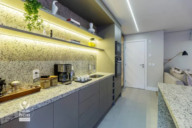 Imagem Apartamento novo com ampla sacada c/ churrasqueira, 3 quartos (1 suíte) à venda por R$ 875.000 - Boa Vista - Curitiba/PR