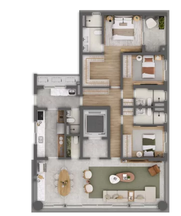 Imagem Apartamento à venda no bairro Moema - São Paulo/SP