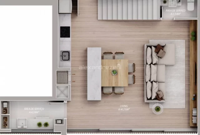 Imagem Apartamento 2 Dormitórios Viva Park