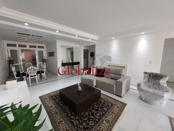 Imagem Apartameno à venda com 210m², 3 quartos, 2 suítes, 2 vagas, frente mar por R$2.700.000,00 no Boqueirão em Santos