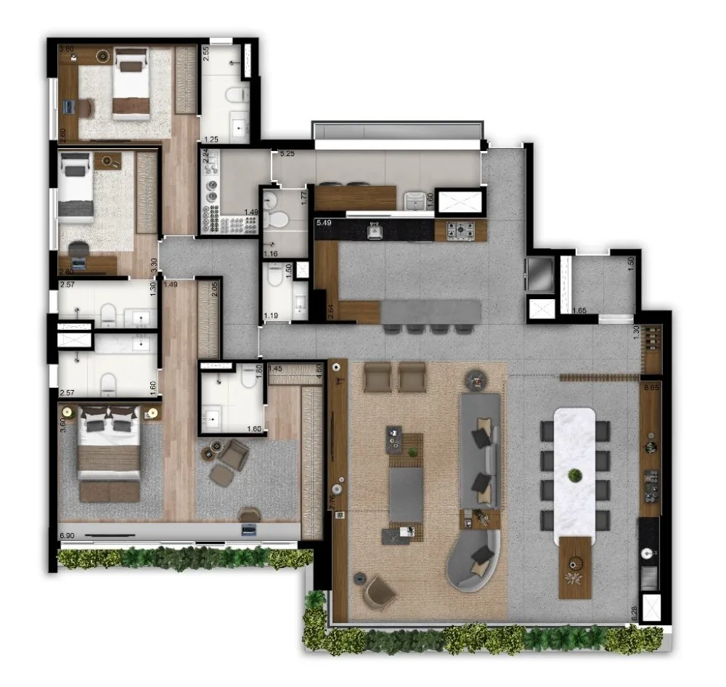 Imagem Condomínio Atypik Brooklin, apartamento com 3 quartos em Brooklin Paulista São Paulo SP, apartment in São Paulo Brazil