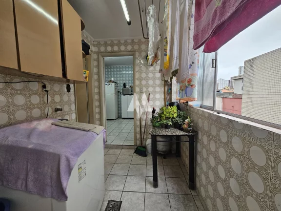 Imagem Apartamento 104m² com 2 dormitórios e garagem fechada à venda no Boqueirão - Santos/SP