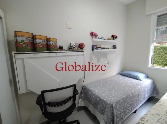 Imagem Apartamento térreo, 2 dormitórios com suíte e porteira fechada no bairro do Embaré em Santos por R$480.000,00