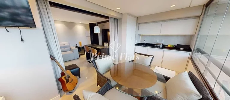 Imagem Flat disponível para locação no Gran Estanconfor Veranda Berrini, com 60m², 2 dormitórios e 1 vaga