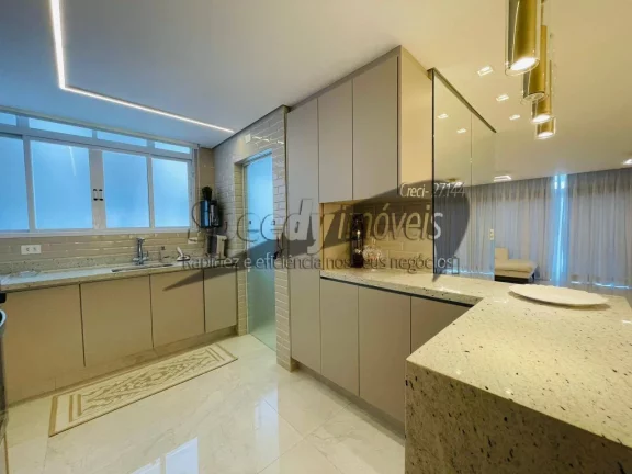 Imagem Apartamento em Santos, na orla da praia com vista mar