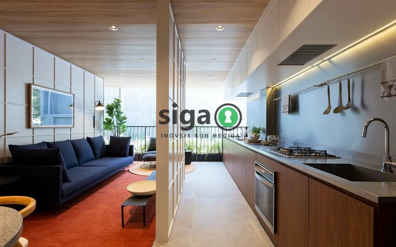 Imagem Apartamento à venda no Itaim com 1 quarto, 40m², 1 vaga