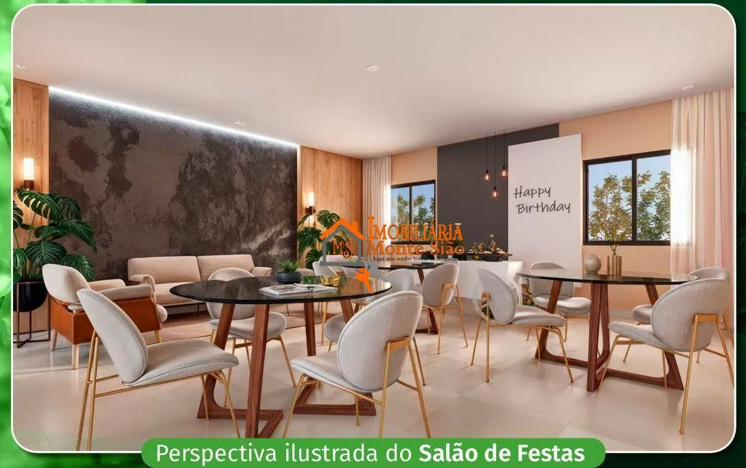 Imagem Apartamento com 2 dormitórios à venda, 38 m² por R$ 292.345,66 - Bonsucesso - Guarulhos/SP