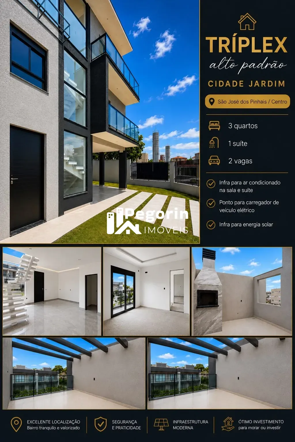 Imagem Sobado triplex São Jose dos Pinhais