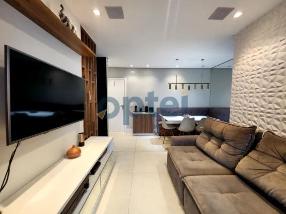 Imagem Apartamento de 71m² com 2 dorm com suíte e varanda gourmet