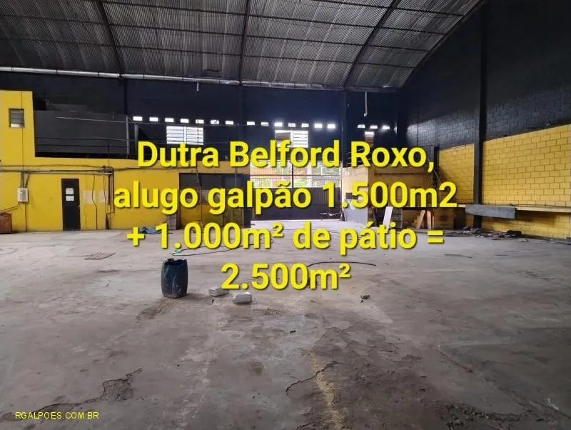 Imagem Galpão para Locação em BELFORD ROXO, Centro, 4 banheiros
